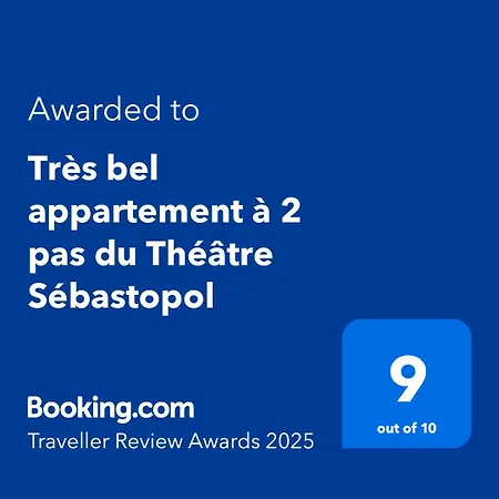 Tres Bel A 2 Pas Du Theatre Sebastopol ליל